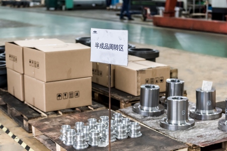 half finished machining parts